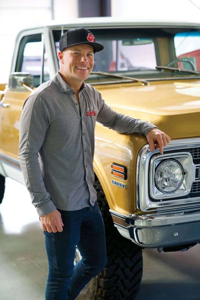 Kevin Bradley, founder of Kreations Auto Body, at the shop